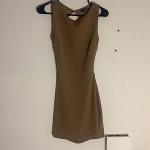 Taupe dress